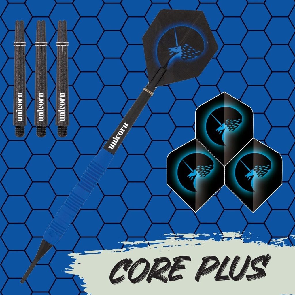 Soft Dart Core Rubberised Unicorn