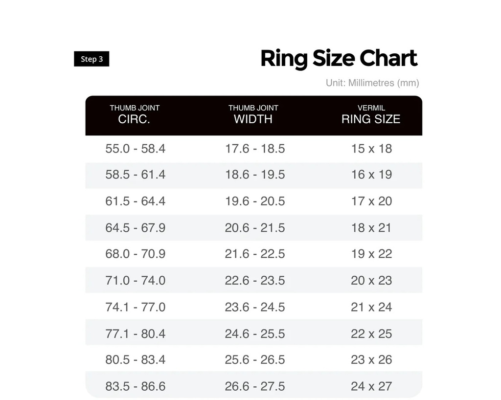 Daumenring Holz Classic Vermil