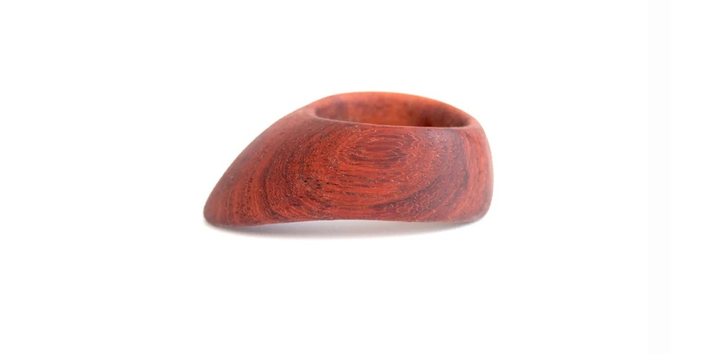 Daumenring Holz Lotus II Vermil